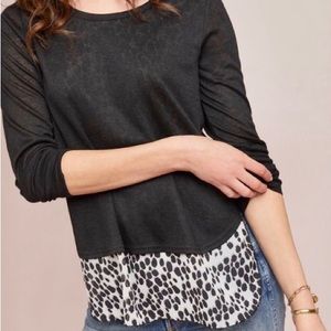 Apricot Brand Purchased at Anthropologie Layered Top.  NWOT.  Small